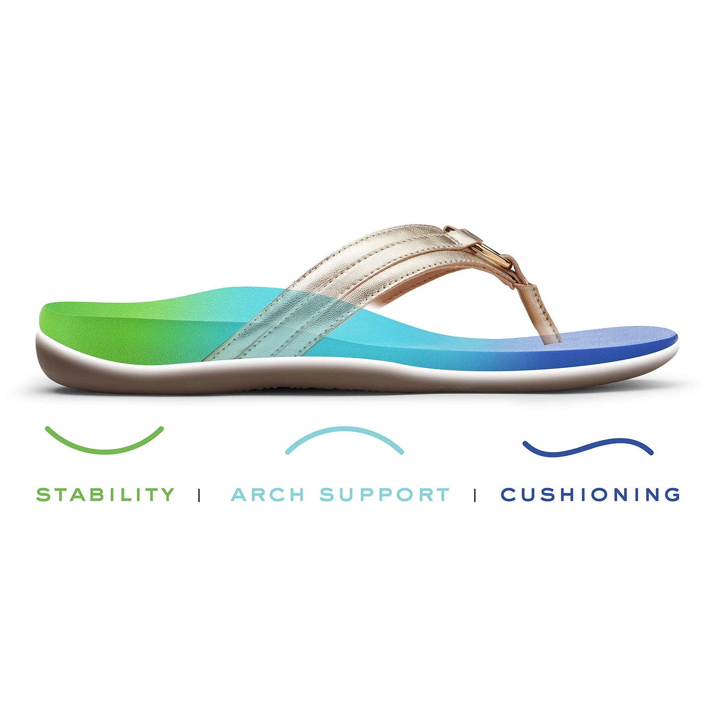 Vionic ALOE27212M Aloe Champagne 12 M