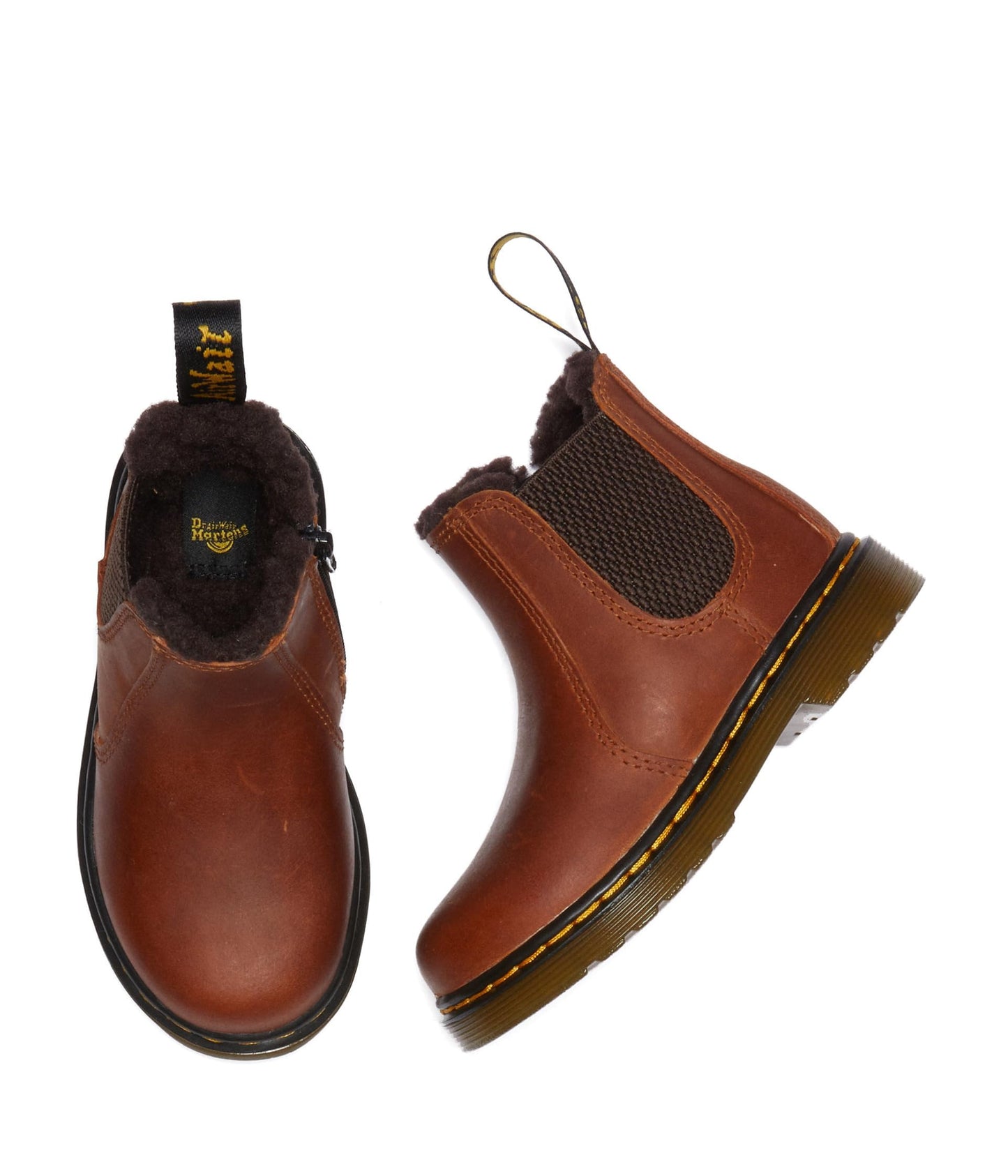 Dr. Martens 2976 Leonore (Toddler) Light Brown 9 UK (US 10 Toddler) M