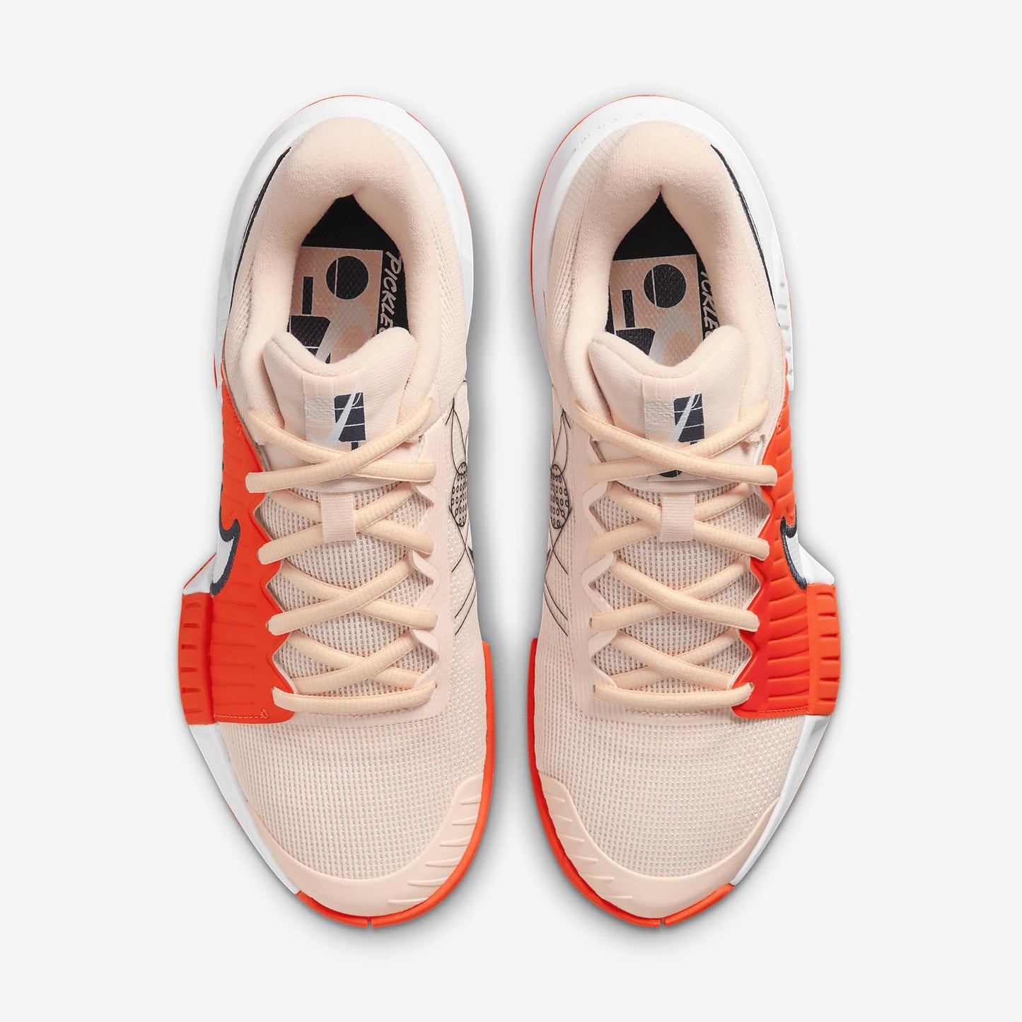Nike Zoom Challenge Women's Pickleball Shoes (FQ4155-801, Crimson Tint/Total Crimson/White) Size 7