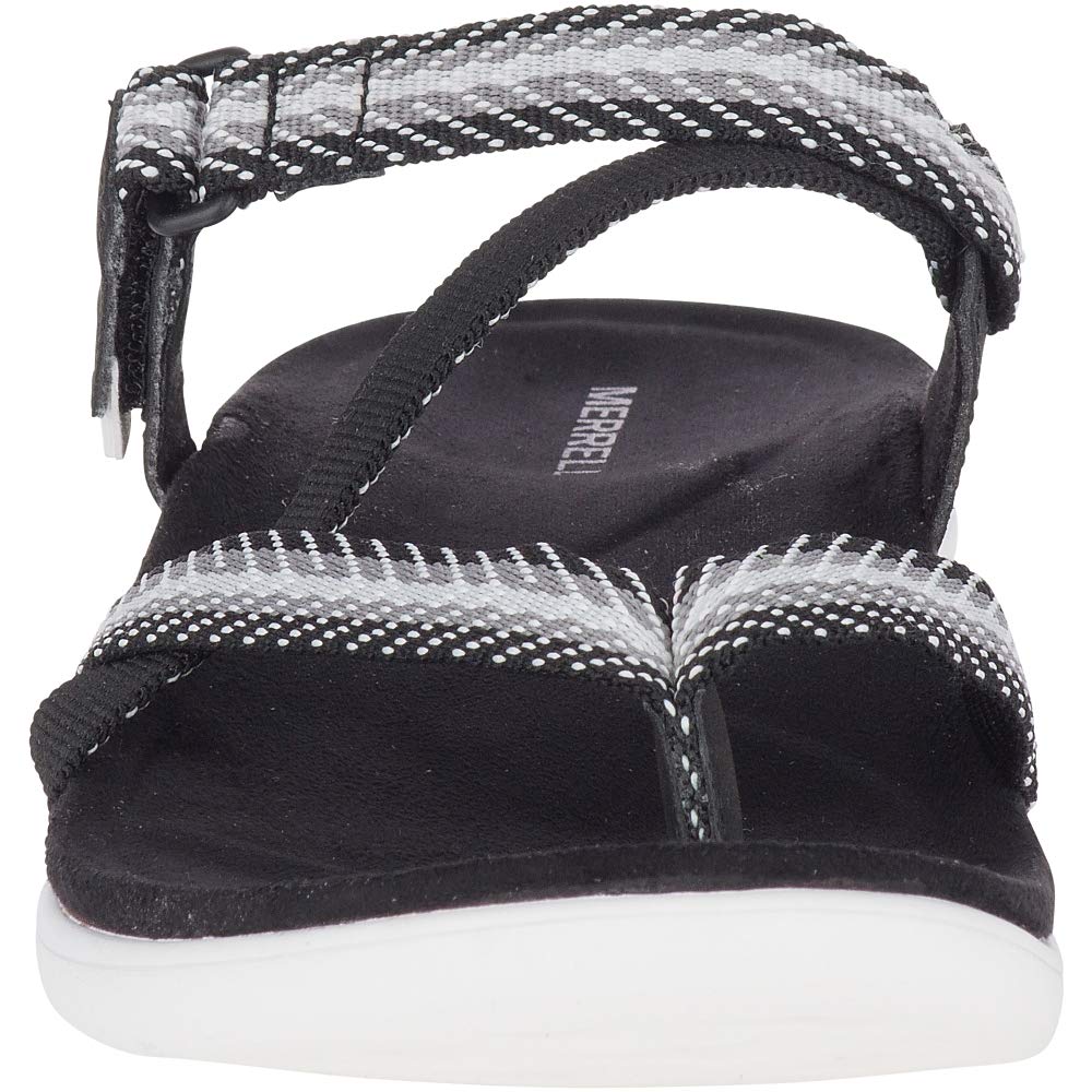 Merrell Women's District Mendi Thong Shoe, Black, 11.0 M US