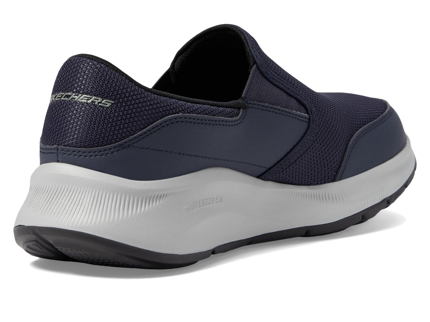 Skechers Men's 232515 NVY Sneaker, Navy Mesh Duraleather Trim, 10 US