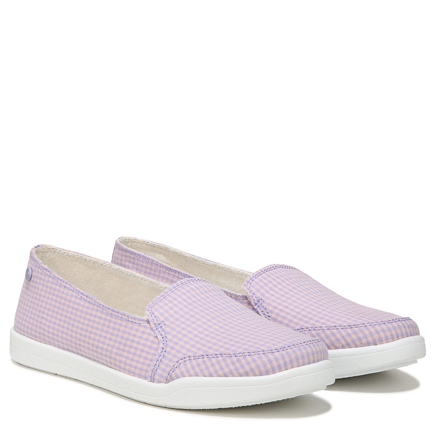 Vionic Beach Manzanita Dusty Lavender Gingham 7 M