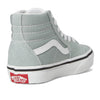 Vans Kids SK8-HI (Little Kid) Sneaker, Color Theory Pure Grey, 1.5 US Unisex