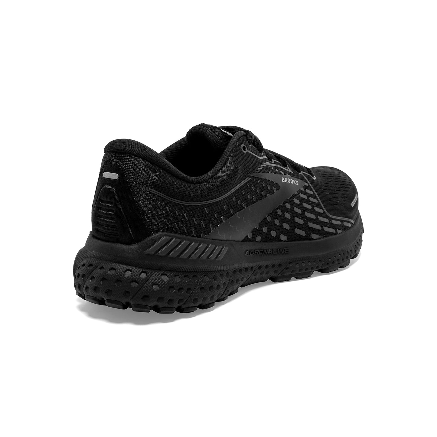 Brooks Men's Adrenaline GTS 21 Running Shoe - Black/Black/Ebony - 14