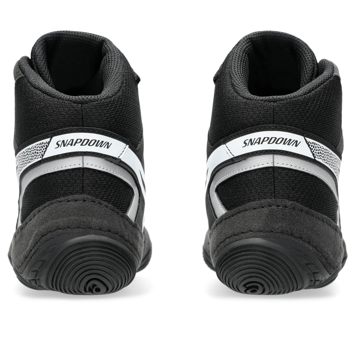 ASICS Men's Snapdown 4 Wrestling Shoes, 5, Black/White