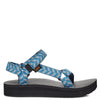 Teva Women's Midform Universal Sandal, Retro Geometric Blue, 5