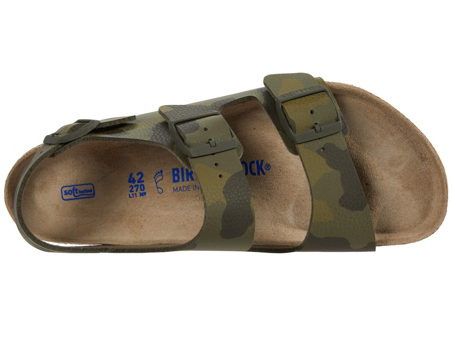 Birkenstock Milano Soft Footbed Desert Soil Camo Green Birko-Flor™ EU 46 (US Men's 13-13.5) Regular