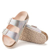 Birkenstock Women's, Arizona Slide Sandal - Narrow Width Rose Iridescent 37 M