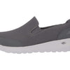 Skechers Men's Go Walk Max Clinched - Athletic Mesh Double Gore Slip on Walking Shoe, Grey/Burgundy, 11 X-Wide