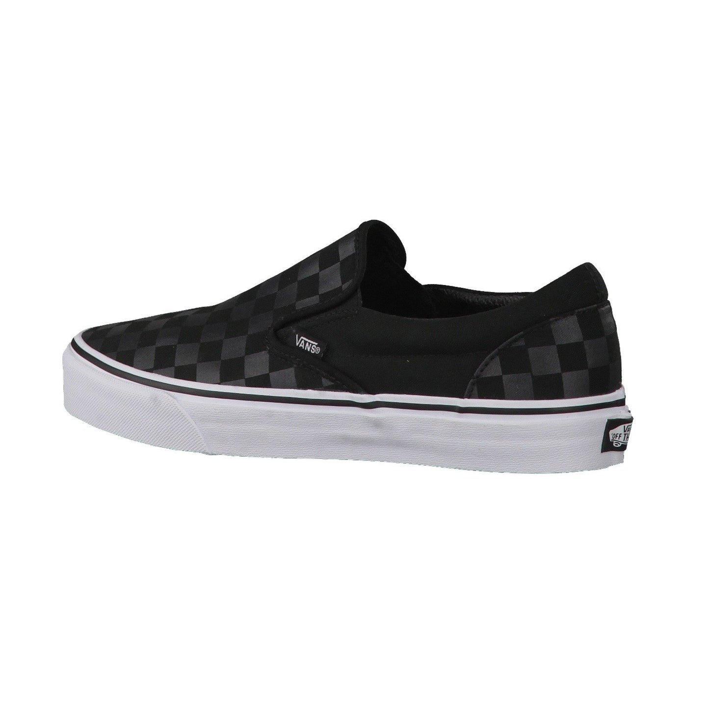 Vans Classic, Unisex-Adults' Slip-On Shoes, Black/Checkerboard, 9.5 UK