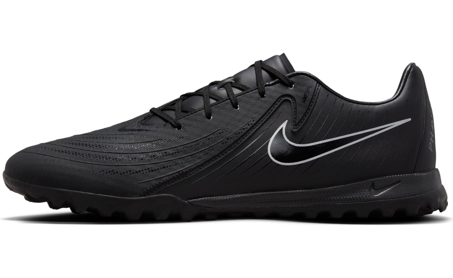 Nike Phantom GX 2 Academy TF Low-Top Soccer Shoes (FJ2577-001, Black/Black) Size 9