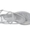 Stuart Weitzman Summer Jelly Sandal Silver 10 B
