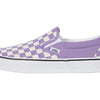 Vans Men's Classic Slip On, (Checkerboard) Chalk Violet/True White, Size 6.5