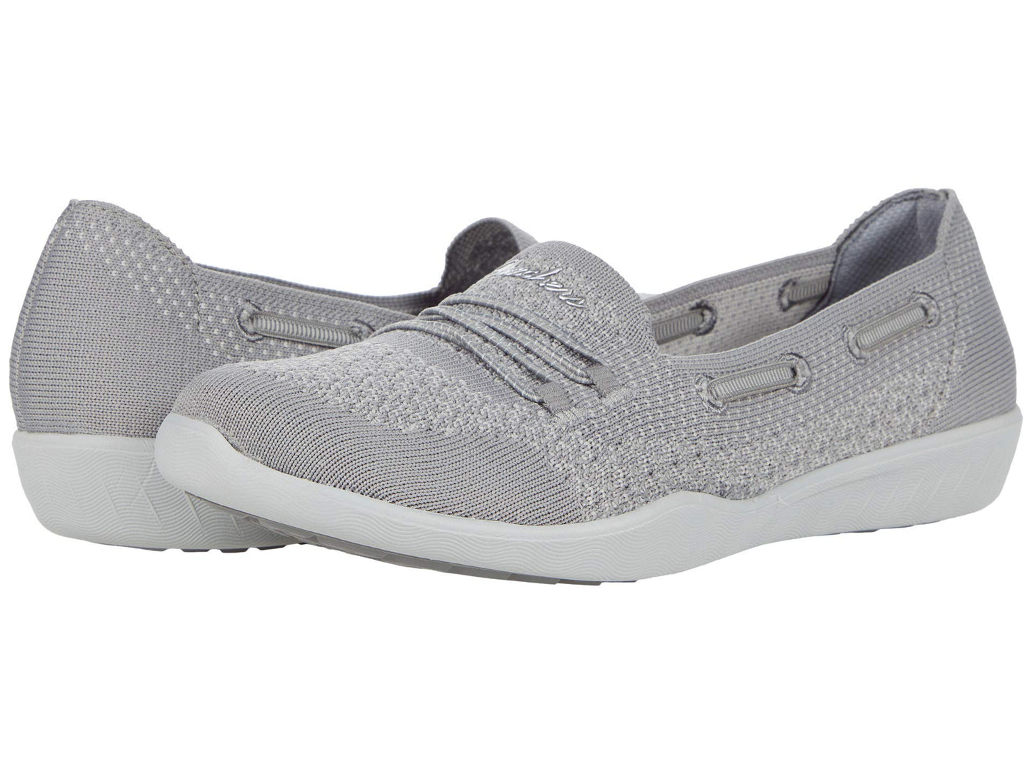 Skechers womens Newbury Street - Easily Adored Sneaker, Gry, 7.5 US