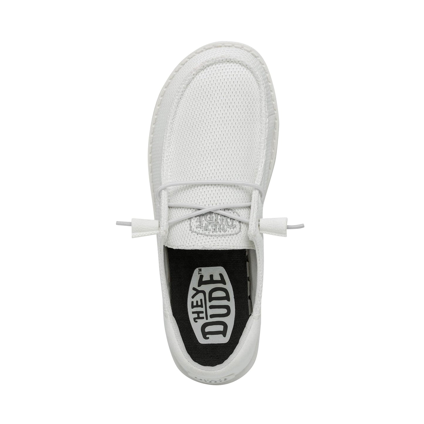 HEYDUDE Women's Wendy Funk Mono, White Size 5 | Lightweight Slip On with Cushioned Comfort and Easy On Design