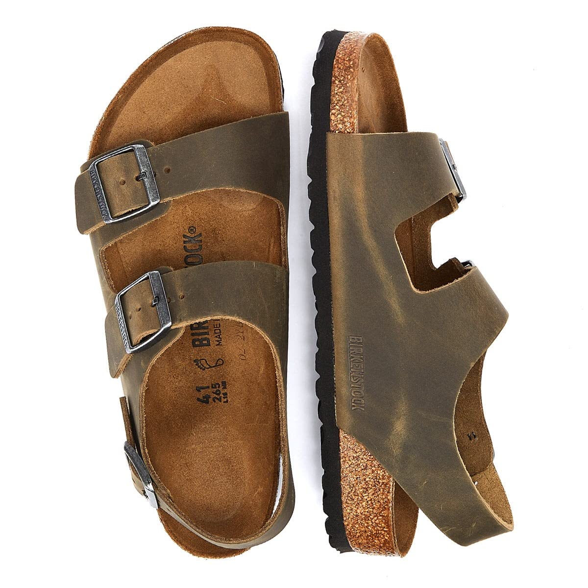 Birkenstock Milano Regular Faded Khaki Size US Men 11