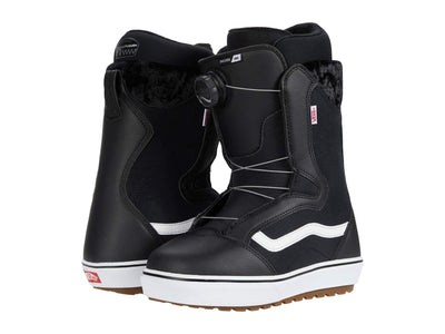 Vans Womens Encore OG Snowboard Boots (Black/White, 8.5)