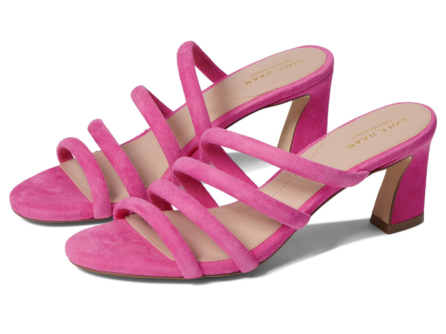 Cole Haan Adella Sandal 65 mm Pink Suede 8.5 B (M)