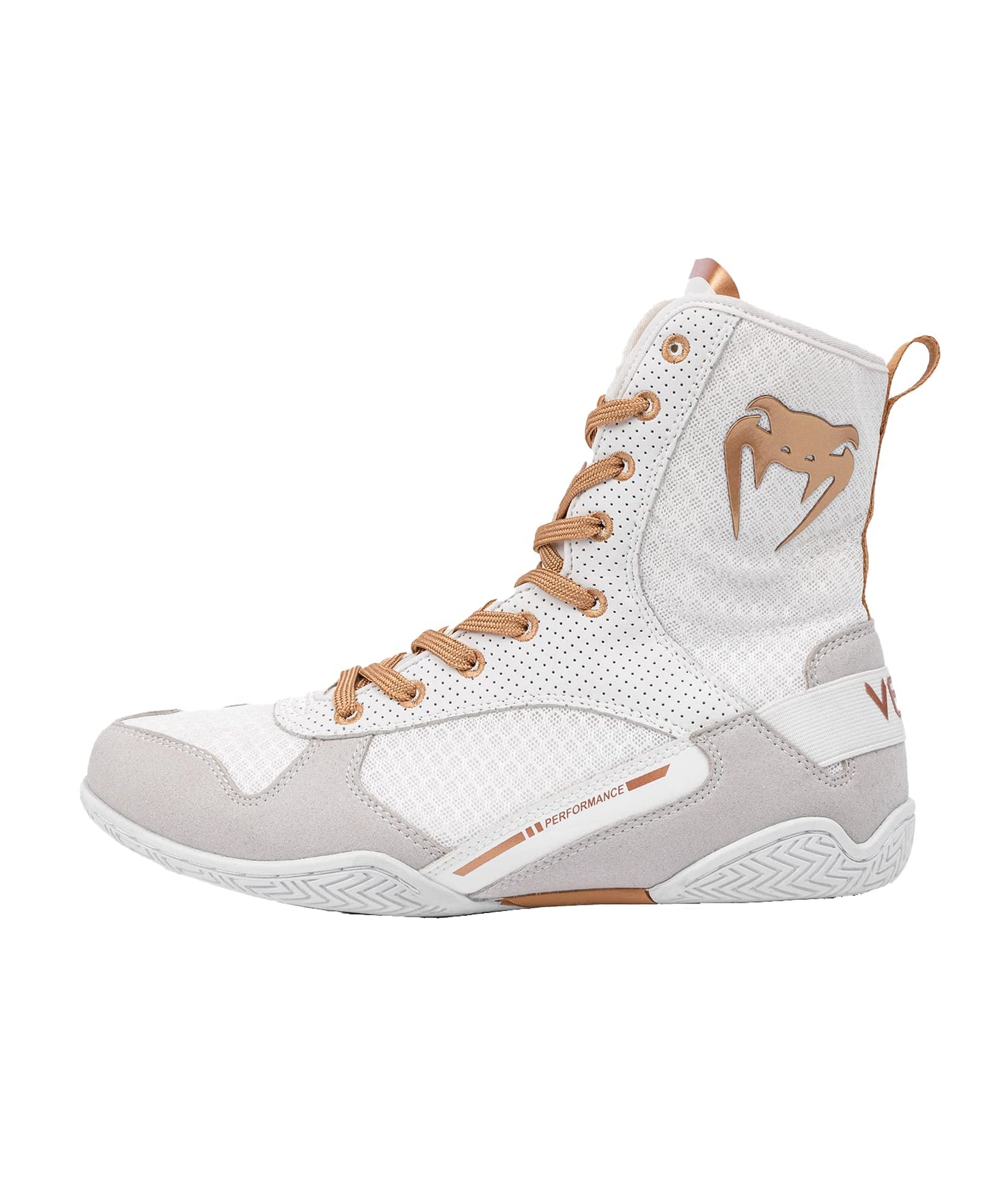 Venum "Elite Boxing Shoes - White/Gold