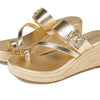 Michael Kors Jilly Mid Wedge Pale Gold 8.5 M