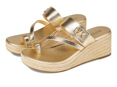 Michael Kors Jilly Mid Wedge Pale Gold 8.5 M