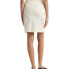 Lauren Ralph Lauren Denim Pencil Mini Skirt Mascarpone Cream Wash 16