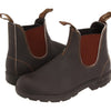 Blundstone Unisex-Adult Premium Leather Suede Nubuck Classic Chelsea Boots (Stout Brown 500, US Footwear Size System, Adult, Women, Numeric, Medium, 7)