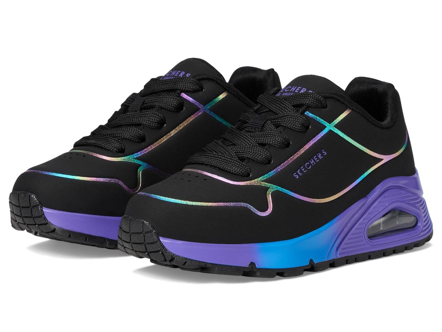 Skechers Women's Uno Gen1 310311L (Little Kid/Big Kid) Black/Multi 1 Medium
