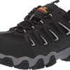 Thorogood Crosstrex Waterproof Athletic Safety Toe Work Shoes for Men - Lightweight Premium Leather and Mesh with Comfort Insole and Slip-Resistant Outsole; ASTM Rated, Black/Grey - 11 W US