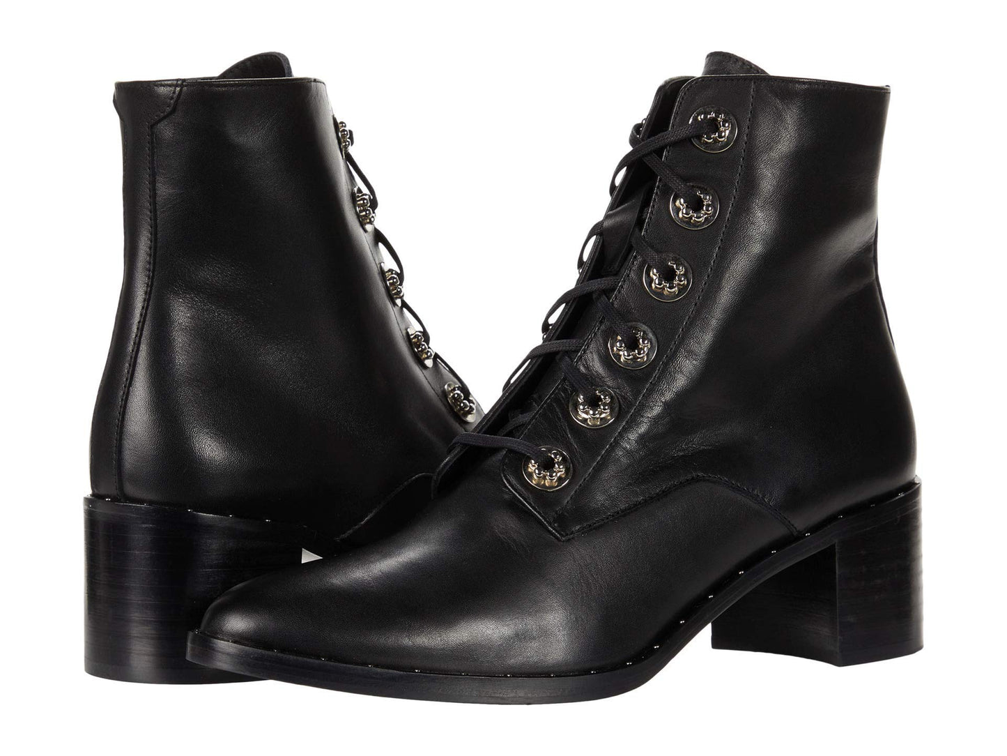 Freda Salvador Ace HW Black Calf/Hardware 11 M