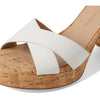 Stuart Weitzman Womens Dayna Platform 80 Cream 8.5 M