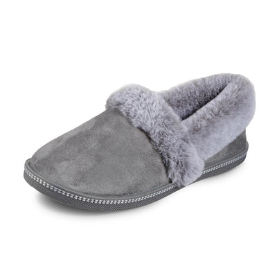 Skechers womens Slipper, Charcoal, 7 US
