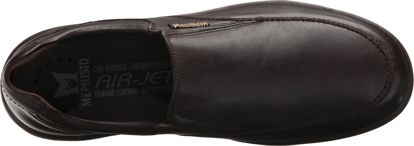 Mephisto Men's Davy Slip On Shoes Dark Brown Leather 13 M US