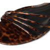 Schutz Women's Inez Flat Brown/Tortoise 5.5 Medium