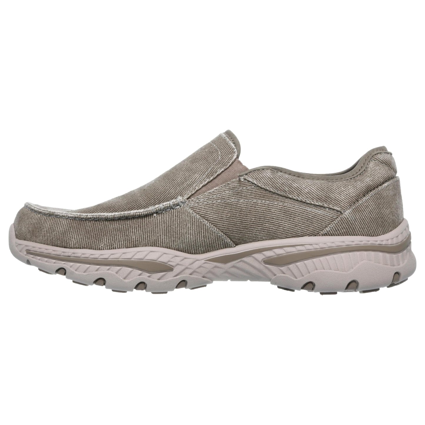 Skechers Men's Relaxed Fit-Creston-moseco, Taupe, 12 X-Wide