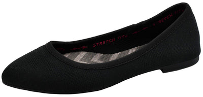 Skechers Women's Cleo Wham Black Flat 9.5 W US