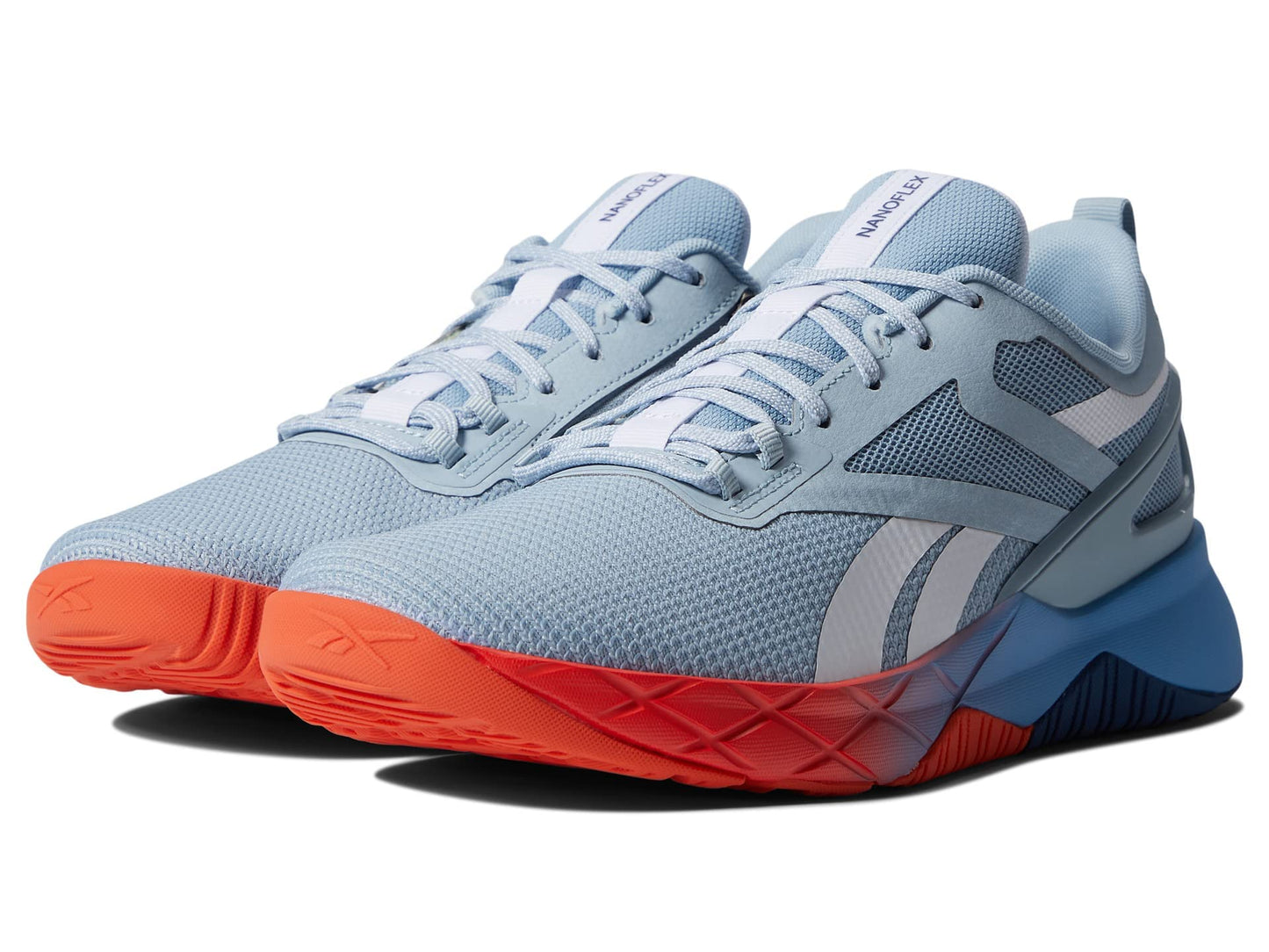 Reebok Nanoflex Parafit TR Cable Grey/White/Blue Men's 8, Women's 9.5 Medium