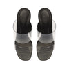 SCHUTZ Victorie High Block Transparente (Black) 6.5 M