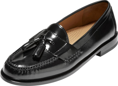 Cole Haan Men's Pinch Tassel Loafer, Black, 10 5E US
