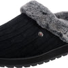 Skechers BOBS Women's Keepsakes - Ice Angel Slipper, Black, 9 M US