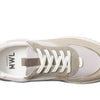 Madewell Kickoff Trainer Sneakers in Leather and (Re) sourced Nylon Stone Multi/Grey Neutral 7 M