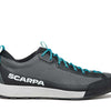 SCARPA Men's Gecko LT Outdoor Shoes for Hiking and Walking - Anthracite/Azure - 8-8.5 Women/7-7.5 Men