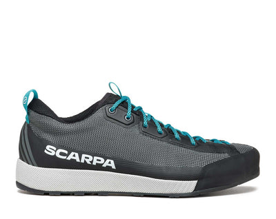 SCARPA Men's Gecko LT Outdoor Shoes for Hiking and Walking - Anthracite/Azure - 8-8.5 Women/7-7.5 Men