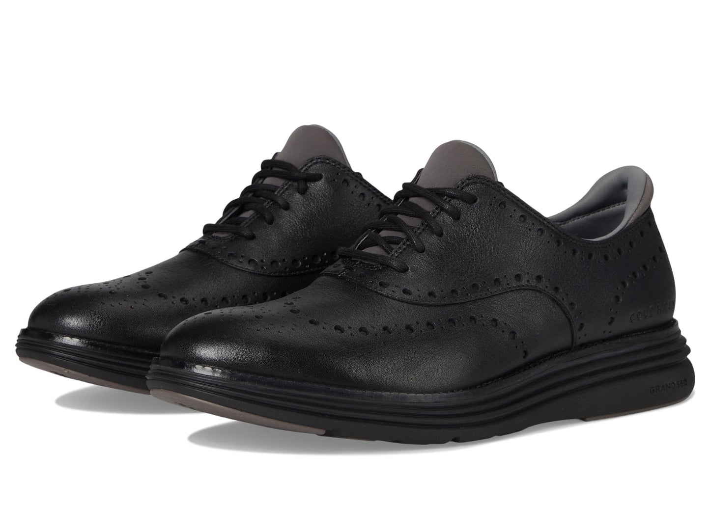 Cole Haan Men's Originalgrand Ultra Wing Oxfords, Black/Black/Pavement Wp, 12-M US