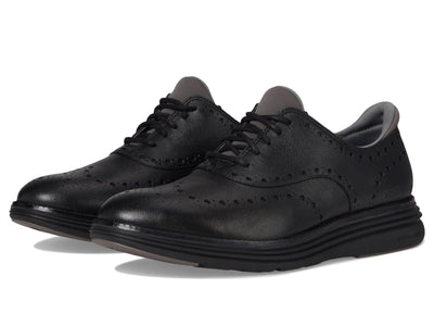 Cole Haan Men's Originalgrand Ultra Wing Oxfords, Black/Black/Pavement Wp, 12-M US