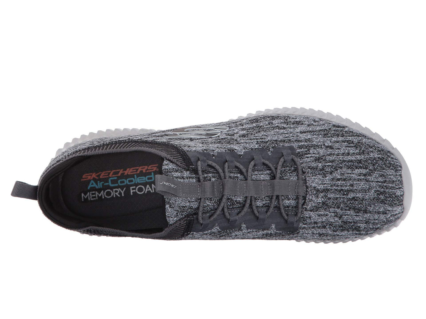 Skechers Men's Elite Flex - Hartnell, Gray/Black, 10