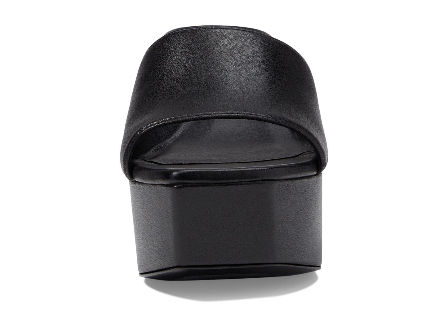 Stuart Weitzman Squarehigh Platform 95 Slide Black 9 B