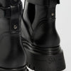 Stuart Weitzman Women's Maverick Bedford Moto Booties, Black, 6 Medium US