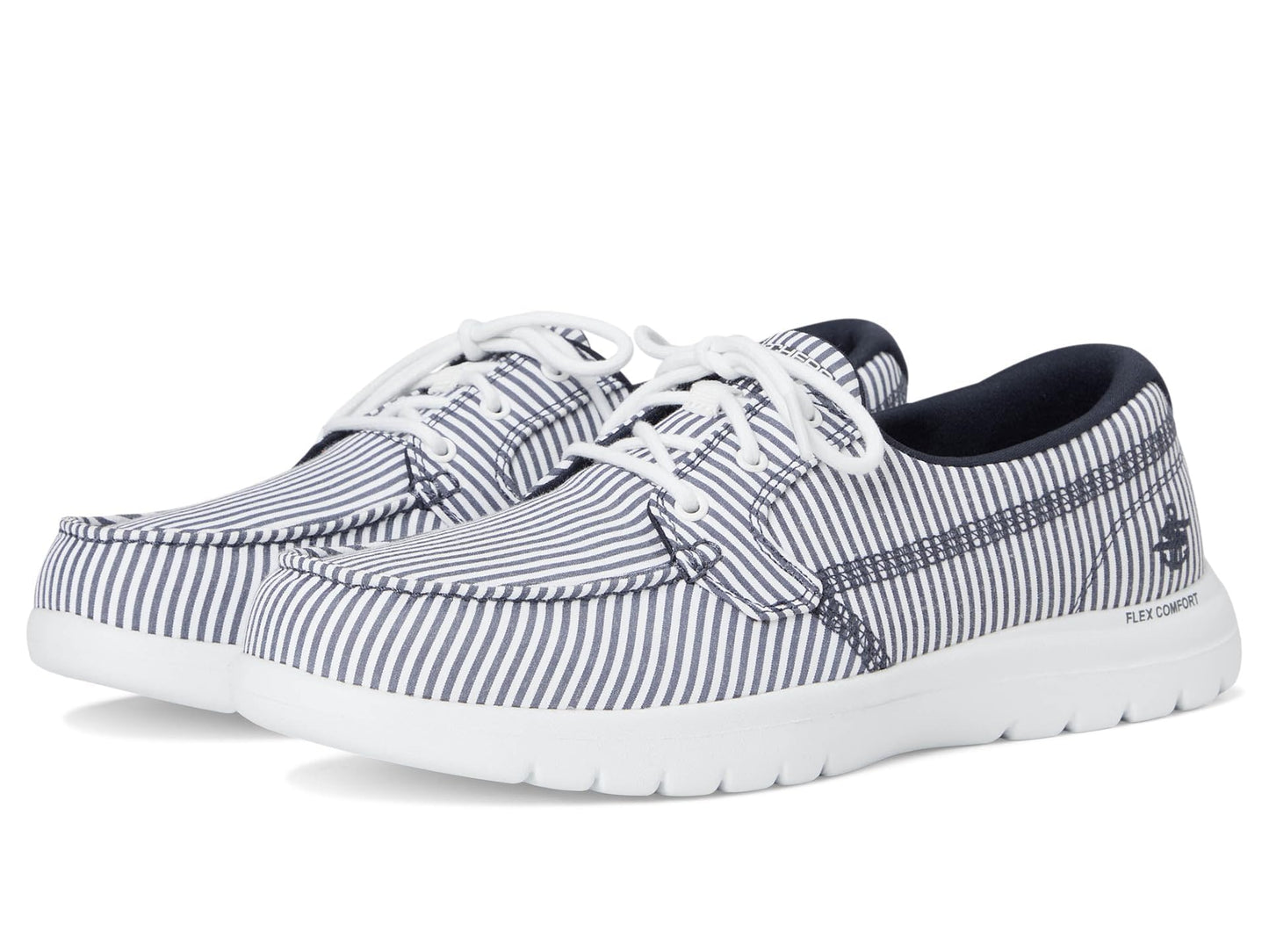Skechers, Womens, On-The-Go Flex - Lighthouse, Navy/White, 5.5, B - Medium