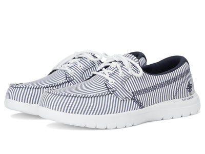 Skechers, Womens, On-The-Go Flex - Lighthouse, Navy/White, 5.5, B - Medium